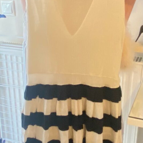 Jean Paul Gaultier dress size M like new, black and white