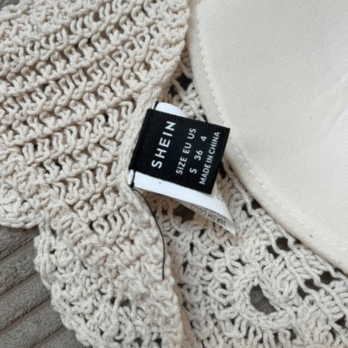 Knitted top Shein cream, like new