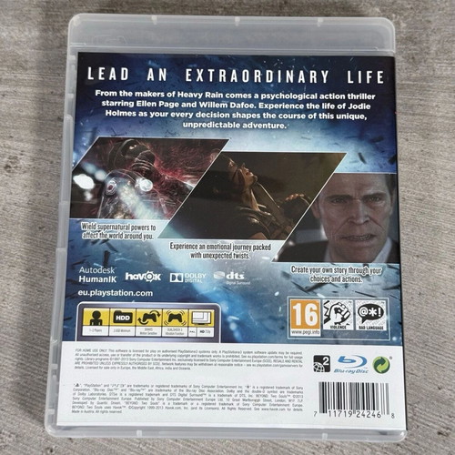 Beyond Two Souls PlayStation 3 game like new
