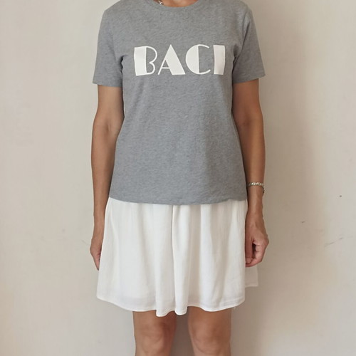 Sezane women's t-shirt like new, gray, size XS