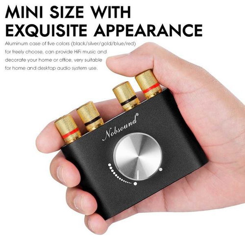 Nobsound NS-01G Pro Mini Bluetooth 5.0 Digital HiFi Audio Amplifier 50W+50W New