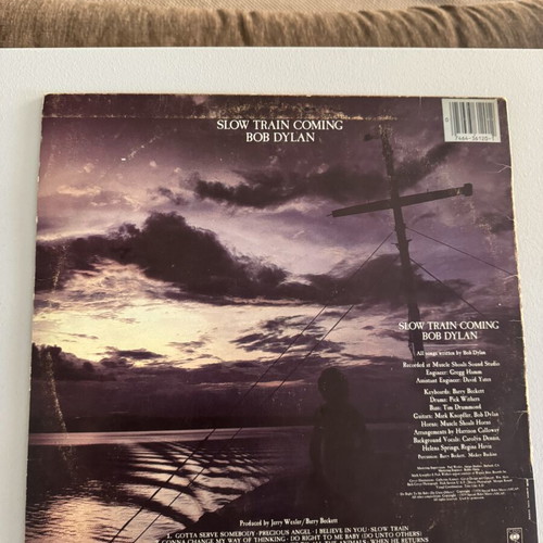 Bob Dylan Slow Train Coming vinyl record used, rock