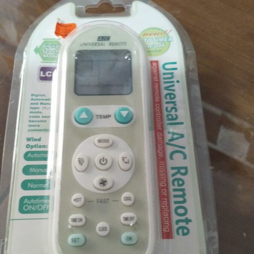 Universal A/C remote control