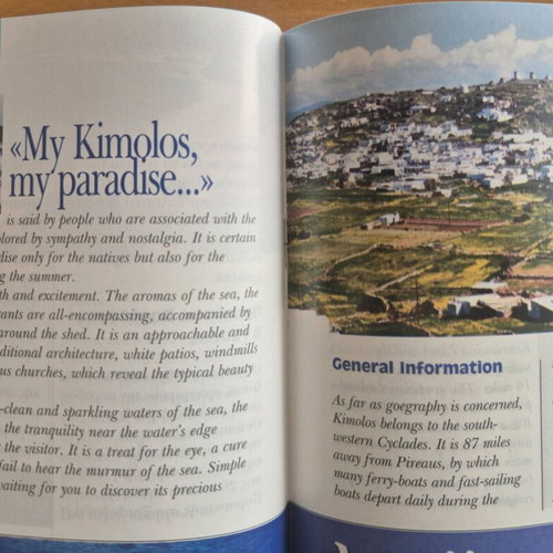 Kimolos Tourist Guide like new