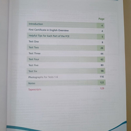 Cambridge FCE Practice Tests 1 Teacher's Book like new