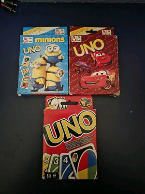 UNO cards sealed, set of 3 decks like new