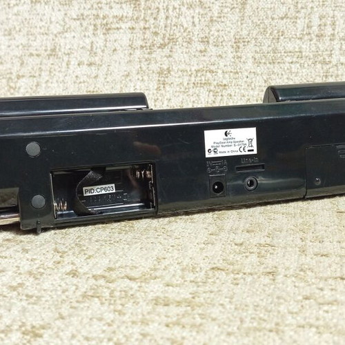 CROWN MOVIEMAN CD player and Logitech speakers set, 2 pcs