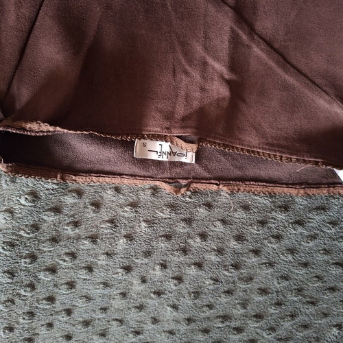 Fransa brown midi suede skirt like new, size S