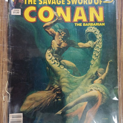 Savage Sword of Conan κόμικ μεταχειρισμένο, αγγλικά (1974)