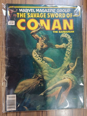 Savage Sword of Conan κόμικ μεταχειρισμένο, αγγλικά (1974)