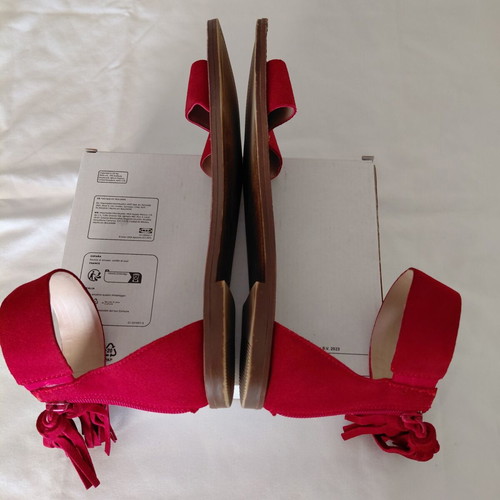 New Look sandals like new, size 39, red