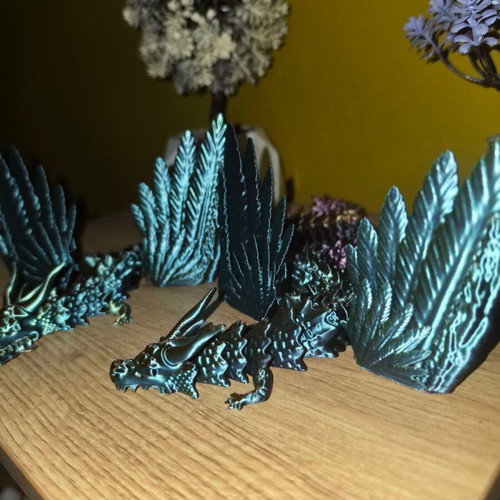 Dragon articulated figure new with detailed design and movable parts