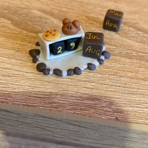 Handmade clay calendar made-to-order