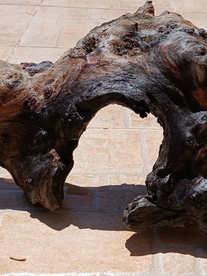 Aquarium wood decorative, used