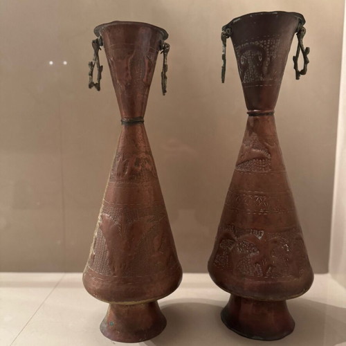 Bronze amphorae used, set of 2 pieces