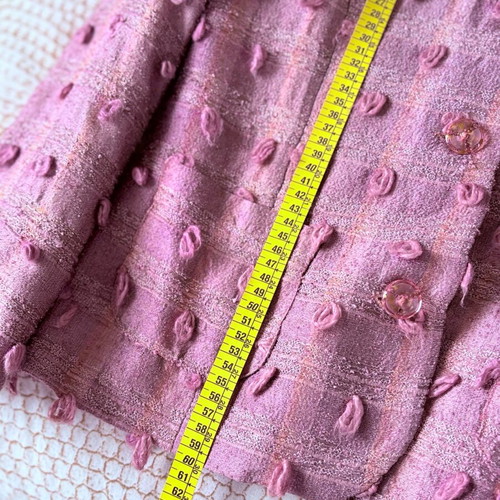 Pink women's tweed vintage jacket like new