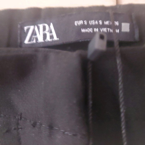 Zara Black Women's Fabric Pants New Size Small