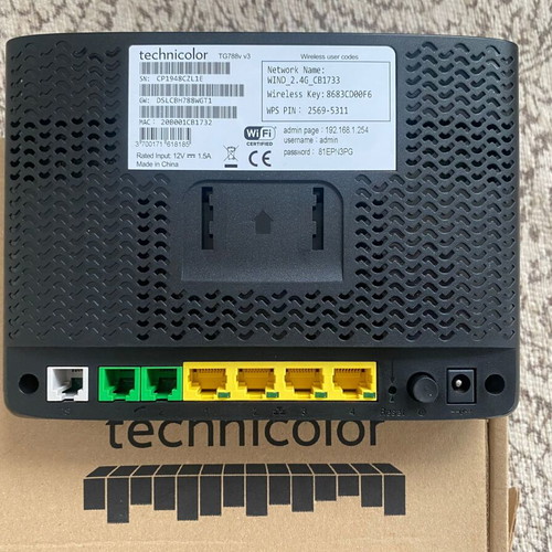 Technicolor router new