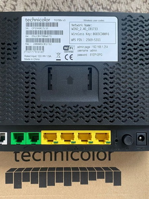 Technicolor router new