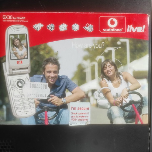 Sharp GX30 Vodafone live! vintage mobile phone used, for repair