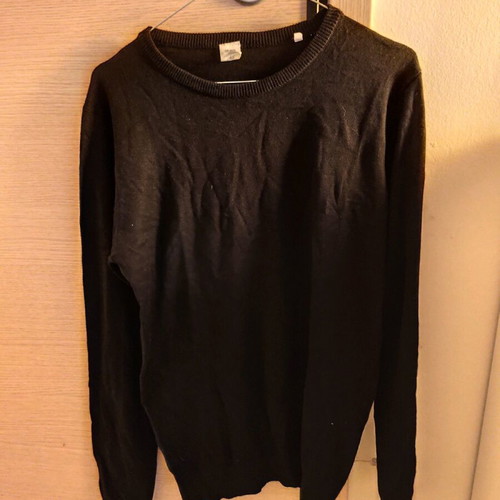 Men's blouse Cotton Point collection size L new, black