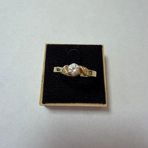 Gold ring A.L.E. new, beige, 3.72g