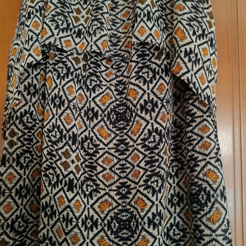 Summer dress Bershka like new, black and orange, size S
