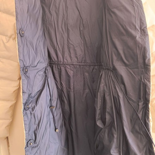 Women's reversible jacket like new, gray and beige
