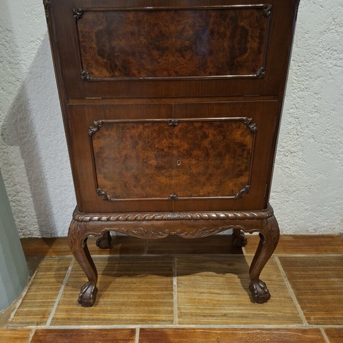 Wooden handmade bar cabinet from 1940 like new