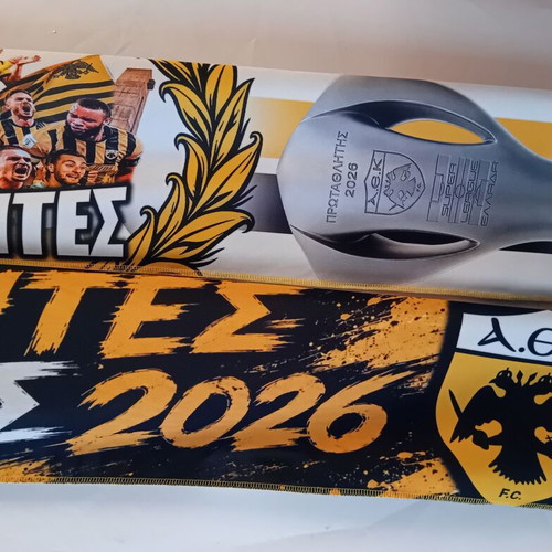 AEK Champions 2026 Collectible Scarf new, thick quality