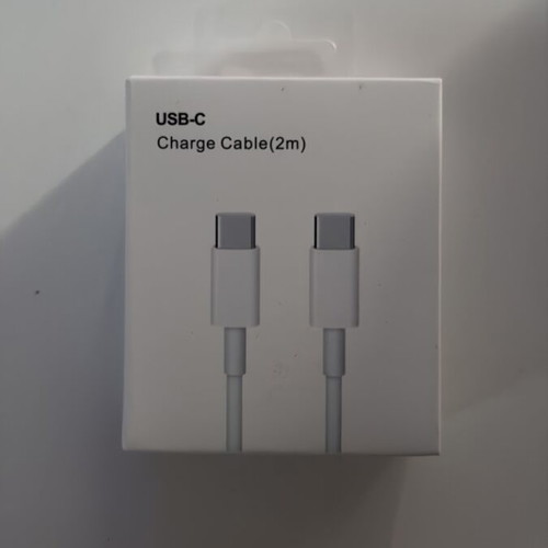 USB-C Charge Cable 2m new, white
