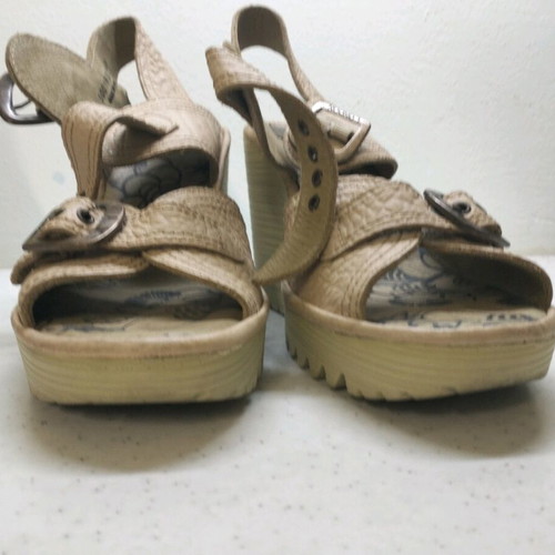 Fly London platforms like new, size 39, beige