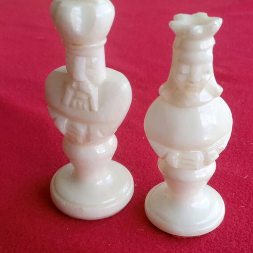 Handmade vintage onyx chess
