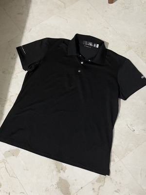 Ralph Lauren black polo shirt, medium, rare authentic