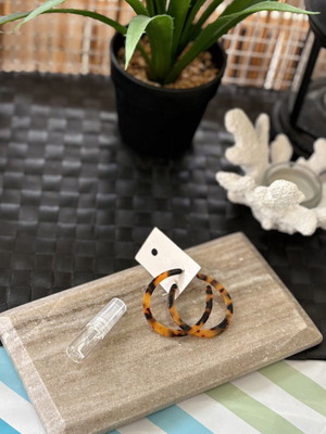 Summer earrings like new with gift perfume 3ml
