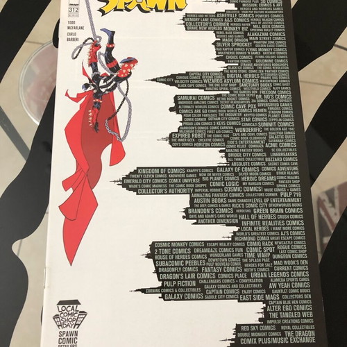 Spawn 312 NM/M ASM 700 Skyscrapers Homage Variant Cover new