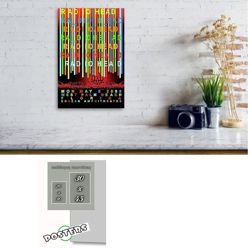 Radio Head poster new, 20cm x 30cm