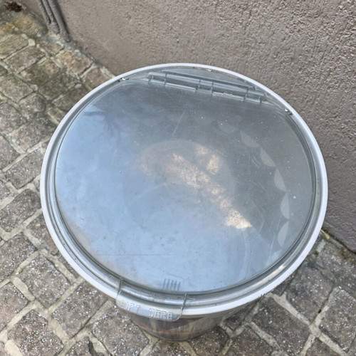Red Bull Refrigerator used, can-shaped cooler with drain tap