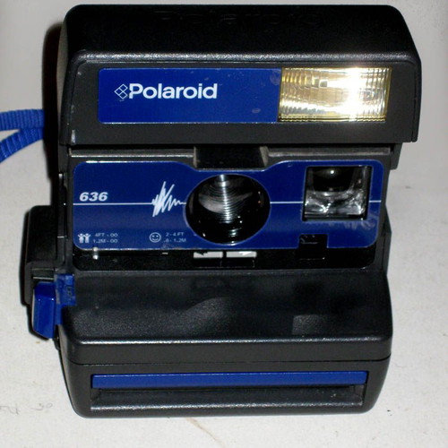 Polaroid 636 Closeup φωτογραφική μηχανή στιγμιαίας λήψης μεταχειρισμένη, vintage μοντέλο