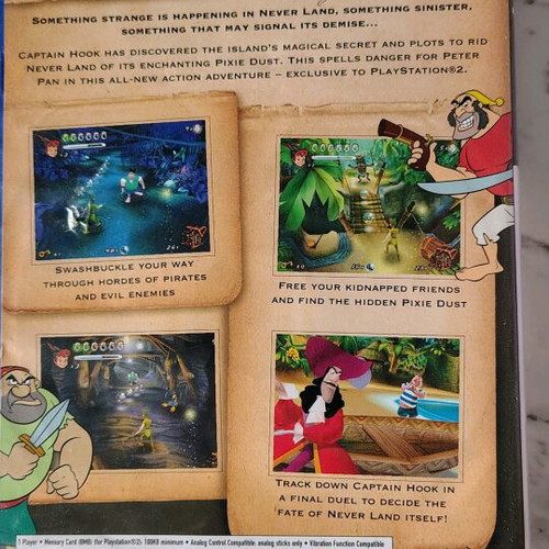 Peter Pan The Legend Of Neverland used, Playstation 2 complete