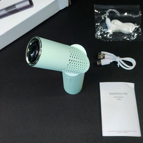 Adjustable Handheld Fan GF06 with 199 Air Speeds, New