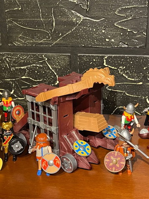 Playmobil History Custom Set with Vikings and Barbarians, like new