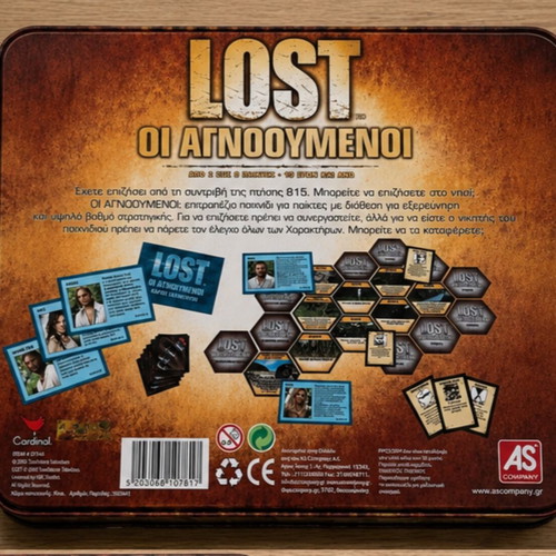 Lost board game The Missing, like new