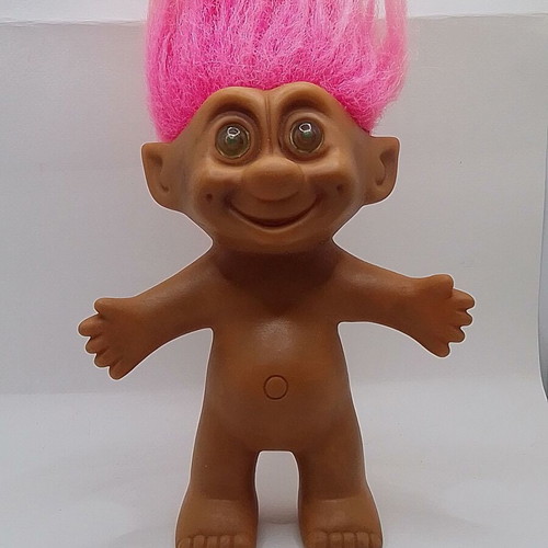 Efxoulis Troll Pink Hair used, height 12 cm