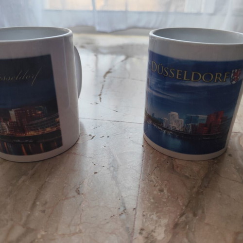 Mugs 280 ml new, set of 2 from Dusseldorf