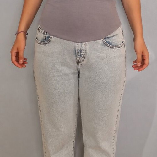 Shein maternity jeans used, blue, size XXL