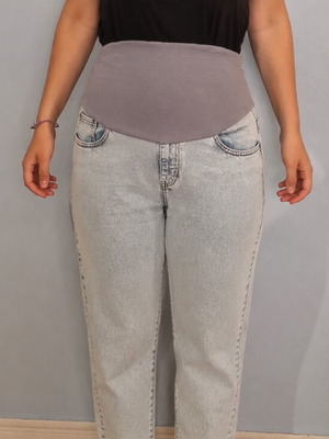 Shein maternity jeans used, blue, size XXL