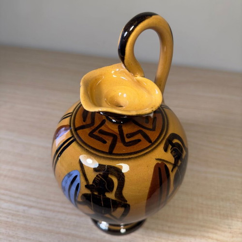 Ancient Greek kanata used, black-figure style