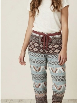 Women's summer pants like new, size M, white and colorful