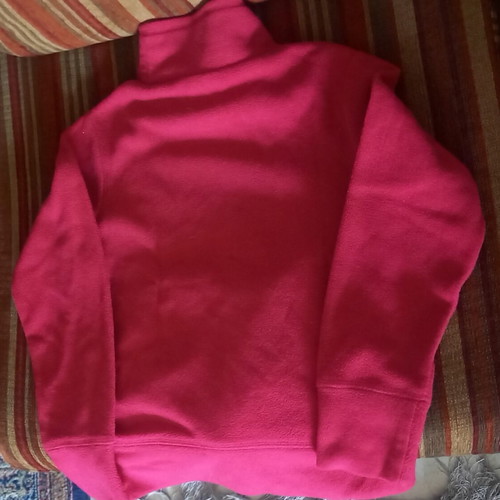 Fleece for girls like new, warm, fuchsia color